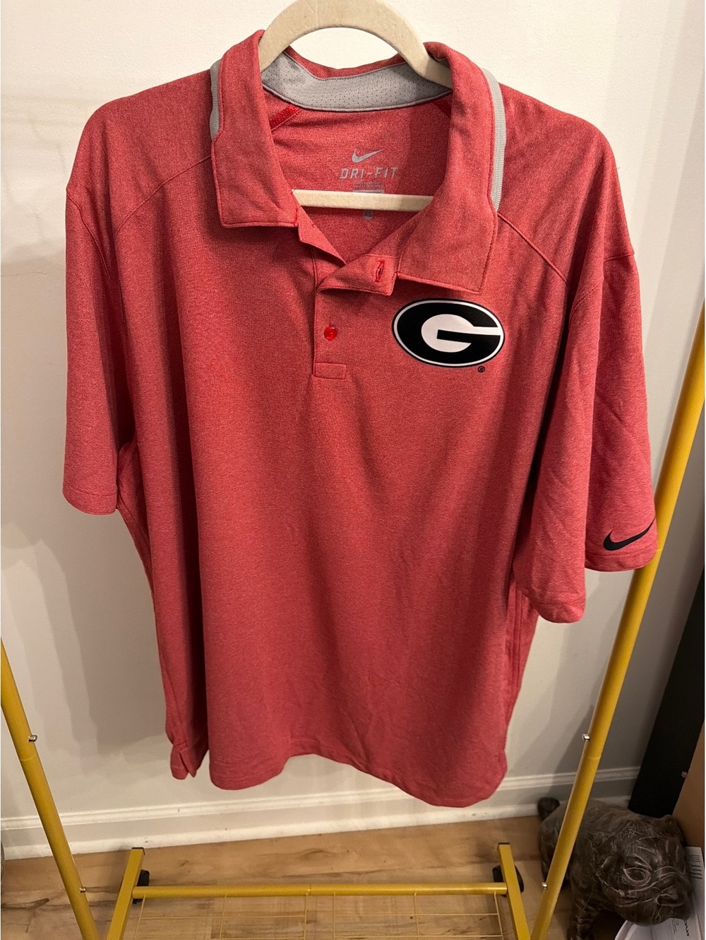 Nike Dri-FIT Georgia Bulldogs Red Polo Shirt XL